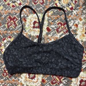 Lulu lemon black Lepord sports bra